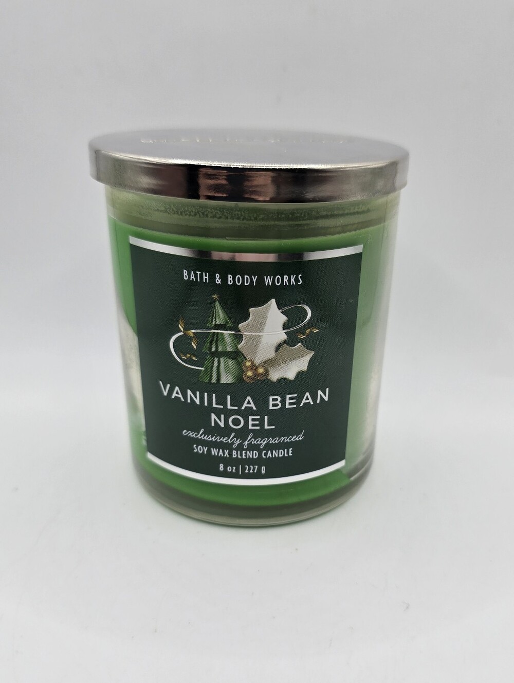 Bath & Body Works Vanilla Bean Noel Single Wick Candle Soy Wax Blend Exclusive - Picture 1 of 5
